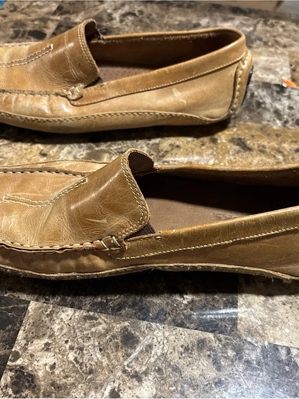 Clarks smooth leather